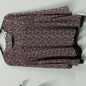 Black Rainn Womens Swoop TUNIC Blouse  NWT XL